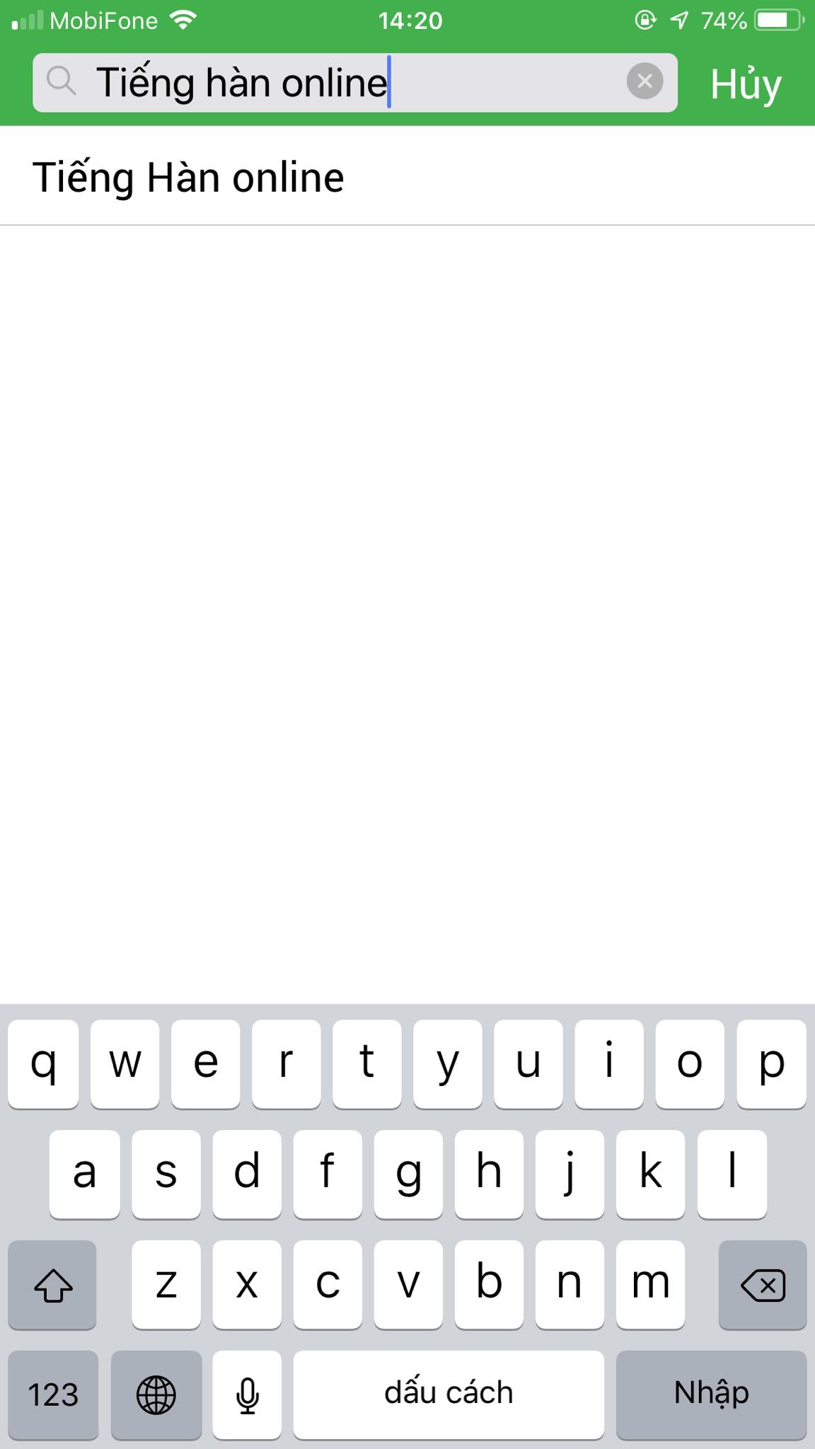 App Daykemtainha.vn tiếng Hàn Online